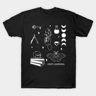 Keep Learning - White Version T-Shirt